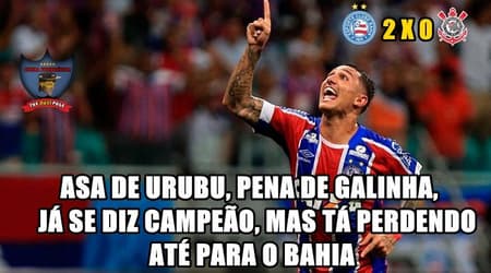 Os melhores memes da derrota do Corinthians para o Bahia