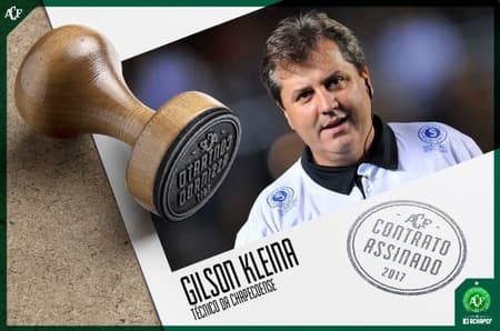 Gilson Kleina deve ser apresentado pela Chapecoense ainda nesta quinta-feira