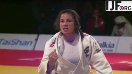 Maria Portela (70kg) derrota medalhista olímpica e conquista o bronze do Grand Slam de Abu Dhabi