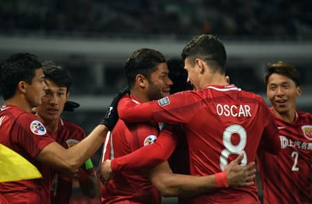 Oscar e Hulk - Shanghai SIPG