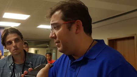 Fred Lopes, vice-presidente de futebol do Vasco, após o clássico com o Flamengo. Confira a seguir galeria LANCE!