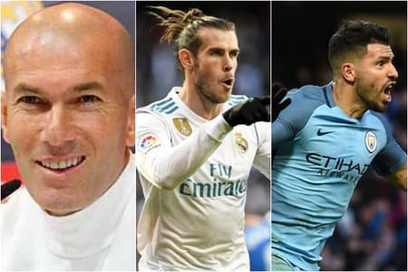 Zidane, Bale e Aguero movimentaram o domingo no mercado de transferências