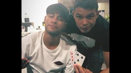 Neymar e Thiago Silva