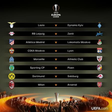 Sorteio Liga Europa