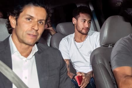 Neymar e Rodrigo Lasmar