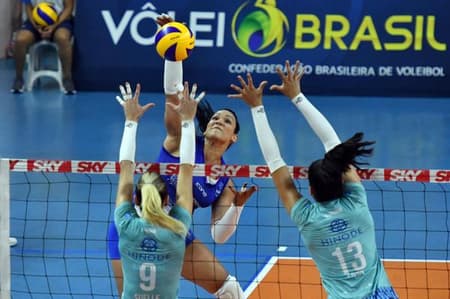 Jogo entre Vôlei Nestlé x Hinode/Barueri