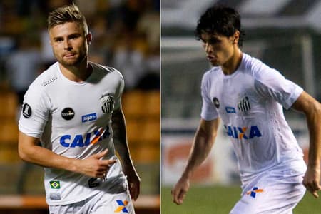 Sasha e Dodô chegaram bem no Santos e vivem bom momento no time