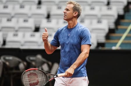 Daniel Orsanic em clínica no Brasil Open 2018