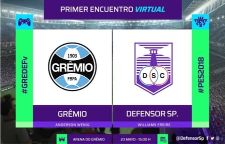 Grêmio x Defensor - Futebol Virtual