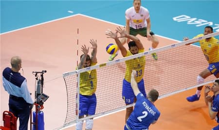 Brasil venceu a Sérvia na estreia na Liga das Nações (Foto: FIVB)