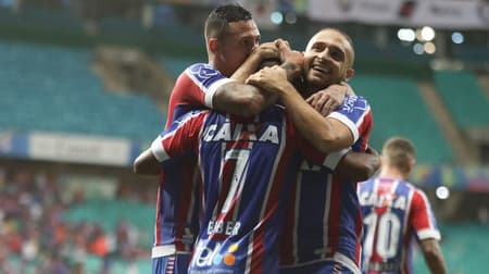 Bahia 3 x 0 Vasco: as imagens da partida em Salvador