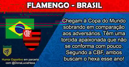 Humor na Copa: comparações de clubes brasileiros com seleções do Mundial da Rússia
