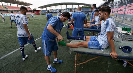 Verdão viaja com estrutura completa e leva a Academia à América Central