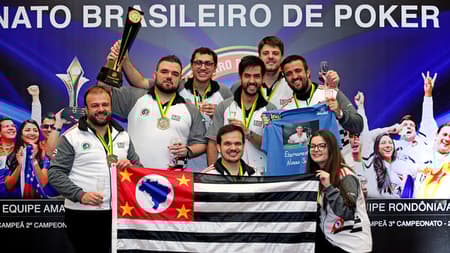 Equipe de SP no Brasileiro de Pôquer por Equipes