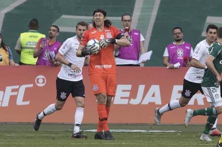 Cássio no Dérbi no Allianz