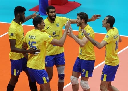Brasil bateu o Egito (Foto: Divulgação/FIVB)