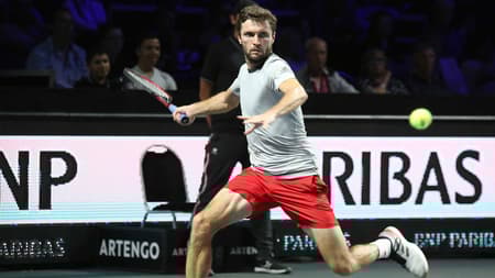 Gilles Simon na final em Metz 2018