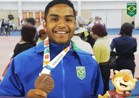 João Vitor Santos conquista medalha de bronze por equipes nos Jogos Olímpicos da Juventude Buenos Aires 2018