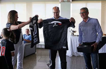 Vasco recebeu a visita do governador eleito Wilson Witzel neste domingo. Veja a galeria especial do LANCE!