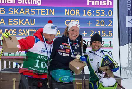 Aline Rocha é bronze na Copa do Mundo de Para-ski Cross Country