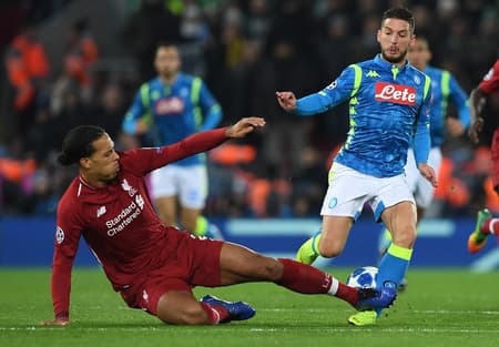 Van Dijk - Liverpool x Napoli