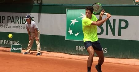 Mateus Alves jogou Roland Garros em 2018
