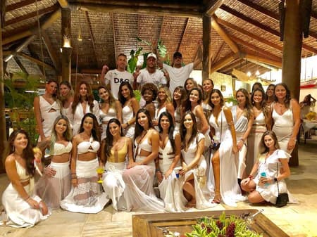 Medina, Neymar e Arthur - Festa de Ano Novo