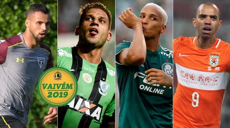 Lucão, Rafael Moura, Deyverson, Tardelli vaivém