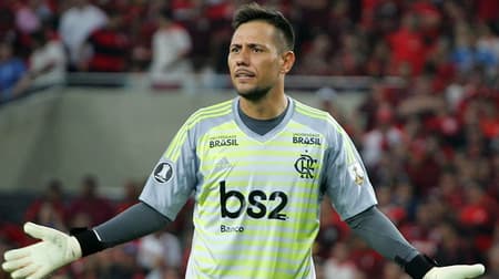 Flamengo x Peñarol Diego Alves