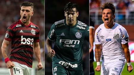 Arrascaeta, Gómez e Soteldo: nesta semana, as seleções que disputarão a Copa América serão convocadas e, com isso, alguns times brasileiros serão desfalcados em jogos no fim de maio e início de junho. O Santos, por exemplo, deve ter cinco jogadores chamados. Veja todos: