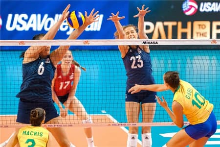 Brasil jogou na casa das americanas pela Liga das Nações