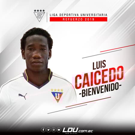 Luis Caicedo confirmado pela LDU
