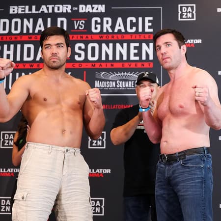Lyoto Machida e Chael Sonnen (Foto: Divulgação/Bellator)