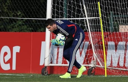 Tiago Volpi - Treino São Paulo