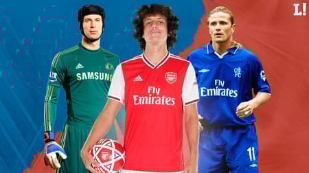 Arte - Cech, David Luiz e Petit