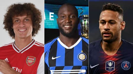 Dia de encerramento de janela de transferências no futebol inglês, e o Arsenal conseguiu reforçar sua zaga com a contratação do brasileiro David Luiz. Na área de embarque para outro país, o United vendeu Lukaku para a Inter de Milão; já uma possível transferência de Neymar para o futebol espanhol agita o noticiário. Veja o resumo do vaivém internacional desta quinta-feira!