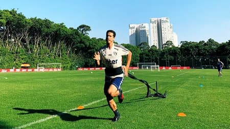 Hernanes - Treino do São Paulo
