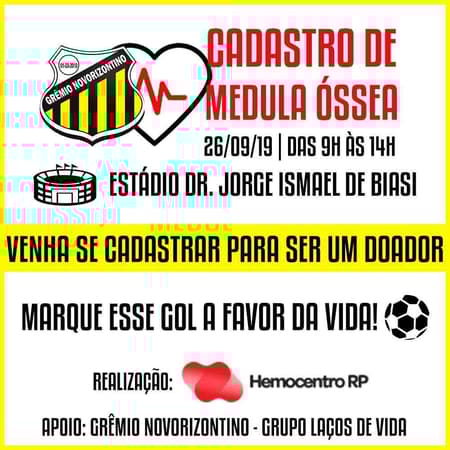 Campanha Medula - Novorizontino