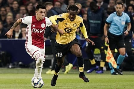 Ajax x Lille - Lisandro Martínez e Renato Sanches
