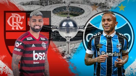 Arte - Flamengo x Grêmio