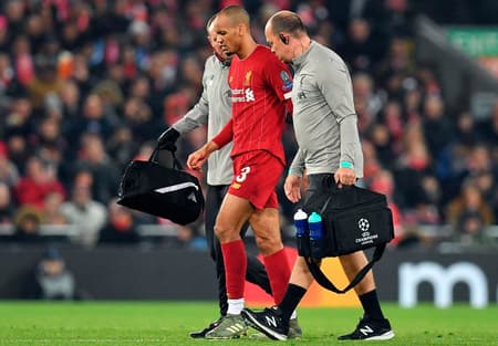 Liverpool x Napoli - Lesão Fabinho