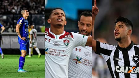 Montagem - Cruzeiro; Fluminense; Botafogo