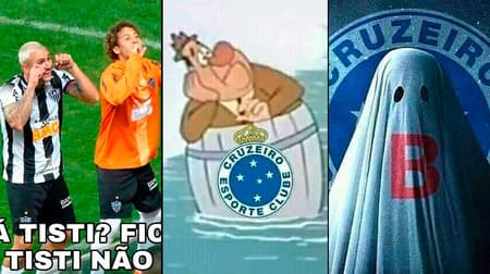 Montagem: a campanha do Cruzeiro em memes