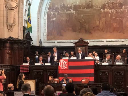 Jorge Jesus discursa na Alerj