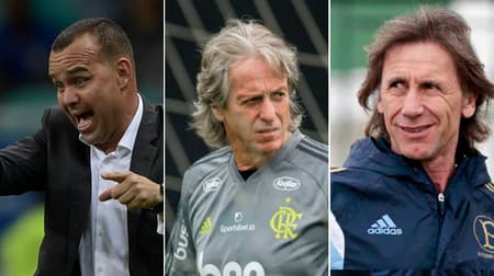 Montagem Dudamel Jesus Gareca