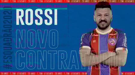 Rossi anunciado pelo Bahia