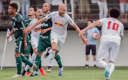 Bragantino x Palmeiras - Comemoração