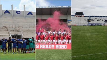 Montagem - Estádios Altitude