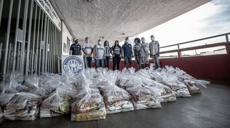 Doação do CSA de cestas básicas