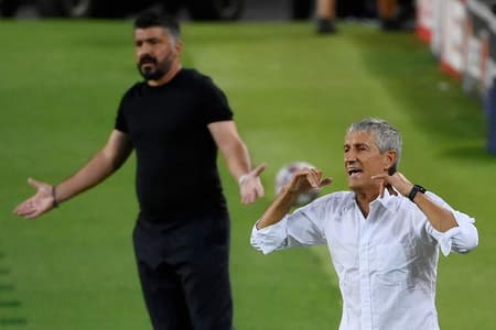 Quique Setién - Barcelona x Napoli